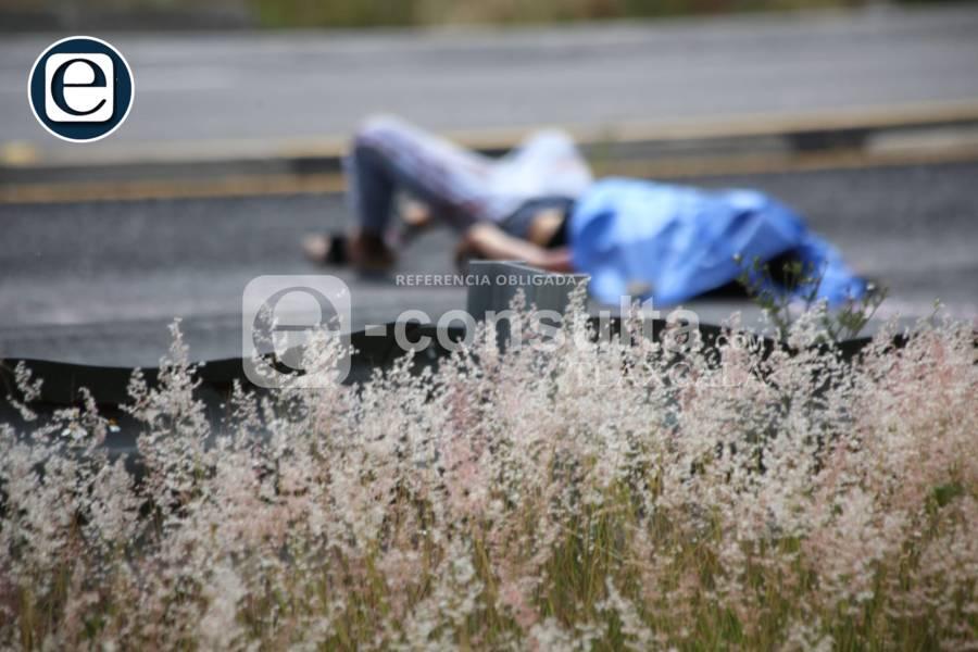 Muere hombre al presuntamente caer de un remolque sobre la carretera Tlaxcala-Texmelucan