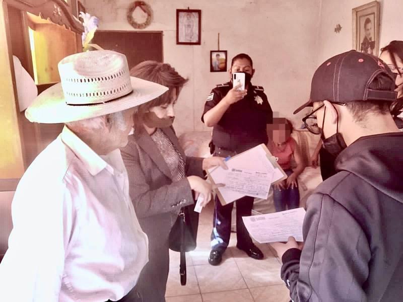 Mujer en situación vulnerable es reintegrada a su familia por personal del IMM de Tlaxcala capital