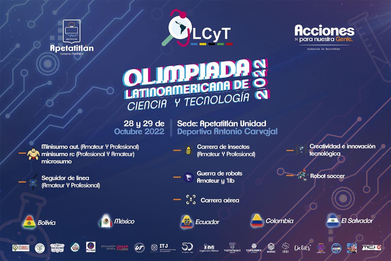 Todo lista para la Olimpiada Latinoamericana de Ciencia y Tecnología en Apetatitlán 
