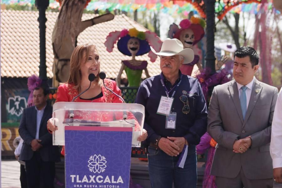 Encabeza gobernadora Lorena Cuéllar inauguración de la Feria Tlaxcala 2022