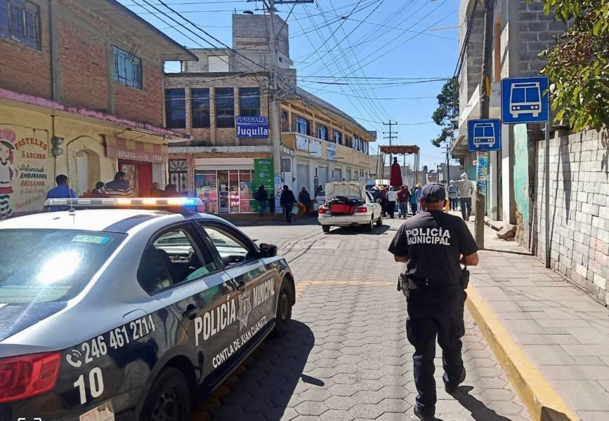 Reporta Seguridad Pública de Contla saldo blanco durante operativo de Día de Muertos