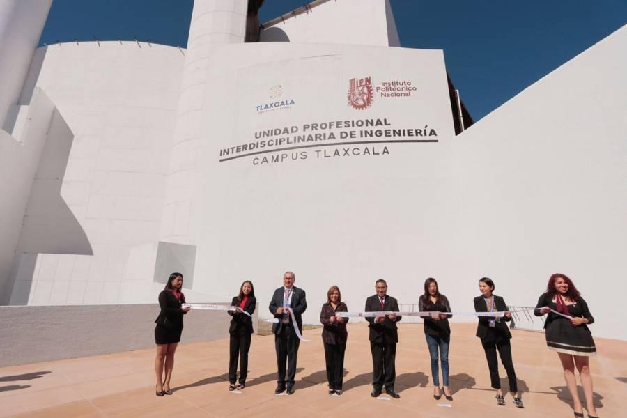 Inauguración de la Unidad Profesional Interdisciplinaria de ingeniería del IPN, campus Tlaxcala