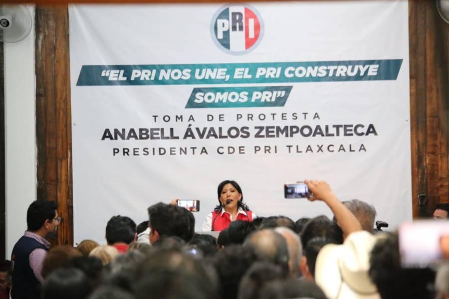 Asume Anabell Ávalos presidencia del PRI en Tlaxcala 