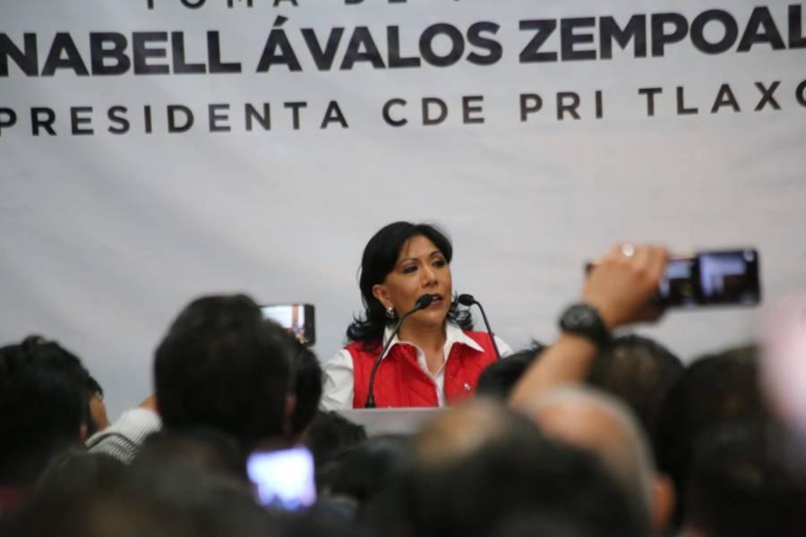 Asume Anabell Ávalos presidencia del PRI en Tlaxcala 
