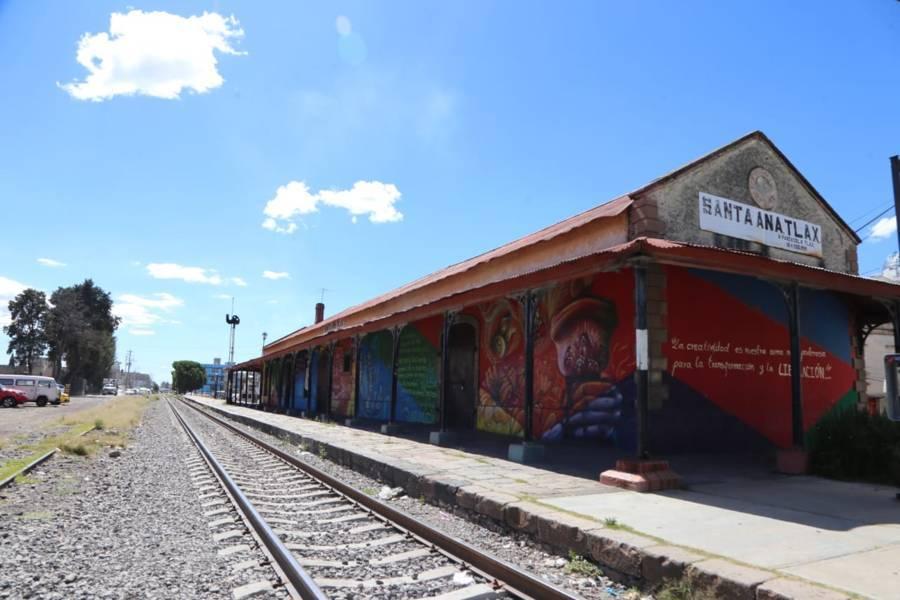 Antigua estación del tren en Chiautempan