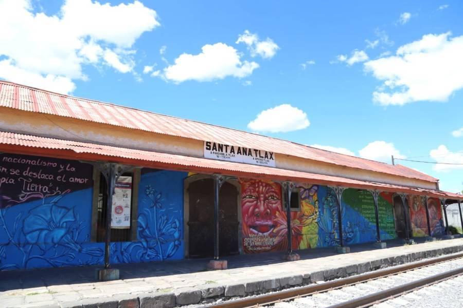 Antigua estación del tren en Chiautempan