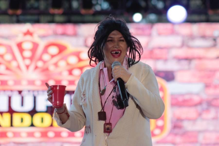 Presentación de la comediante “La Chupitos” en la Feria Tlaxcala 2022 