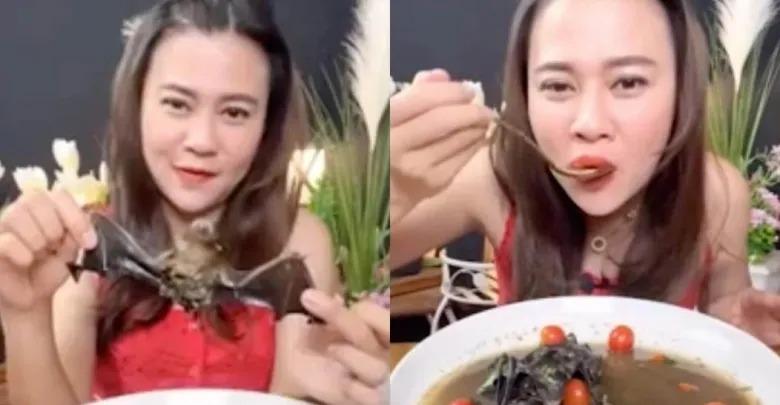 Una Youtuber tailandesa es arrestada por comerse una sopa de murciélago