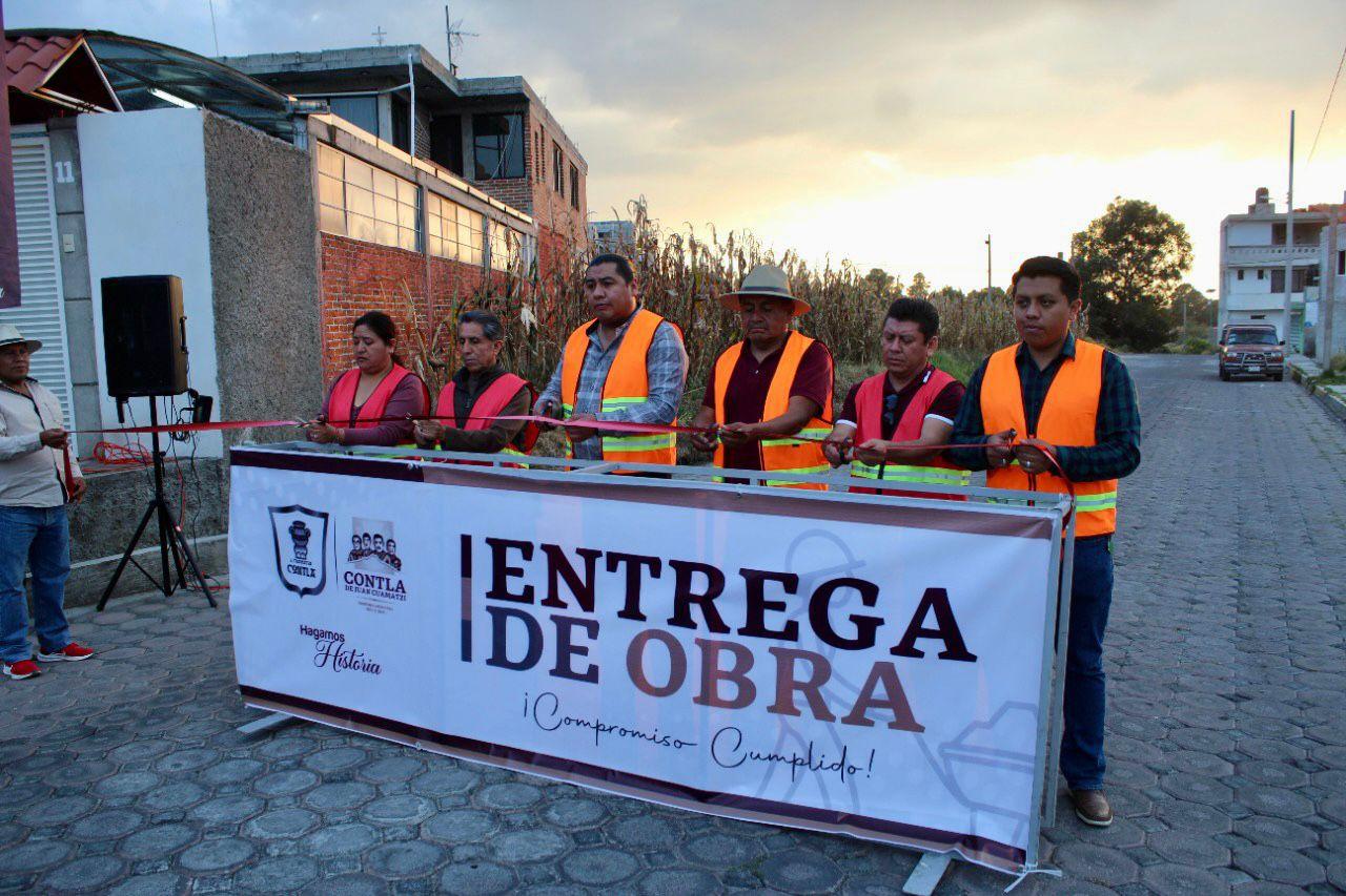 Con la constante entrega de obras públicas, Eddy Roldán sigue correspondiendo la confianza de los contlenses