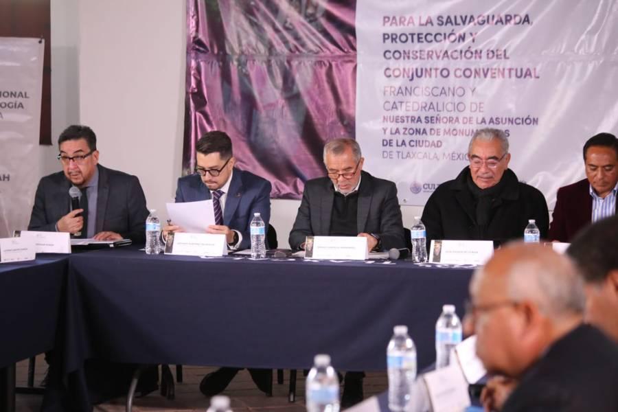 Realizan Sesión Ordinaria del  Consejo interinstitucional para la conservación del conjunto conventual franciscano