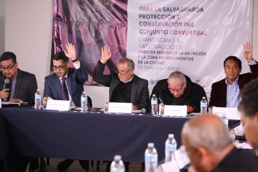 Realizan Sesión Ordinaria del  Consejo interinstitucional para la conservación del conjunto conventual franciscano