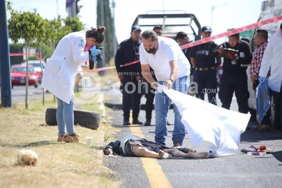 Muere hombre atropellado en San Pablo del Monte