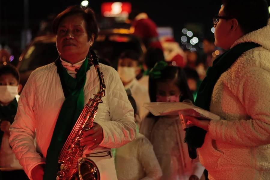 Se lleva a cabo el tradicional desfile navideño en el municipio de Chiautempan 