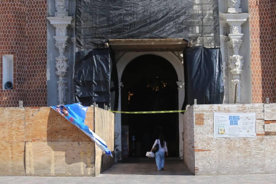 Trabajo de altura: Restauración de las torres de la basílica de Ocotlán