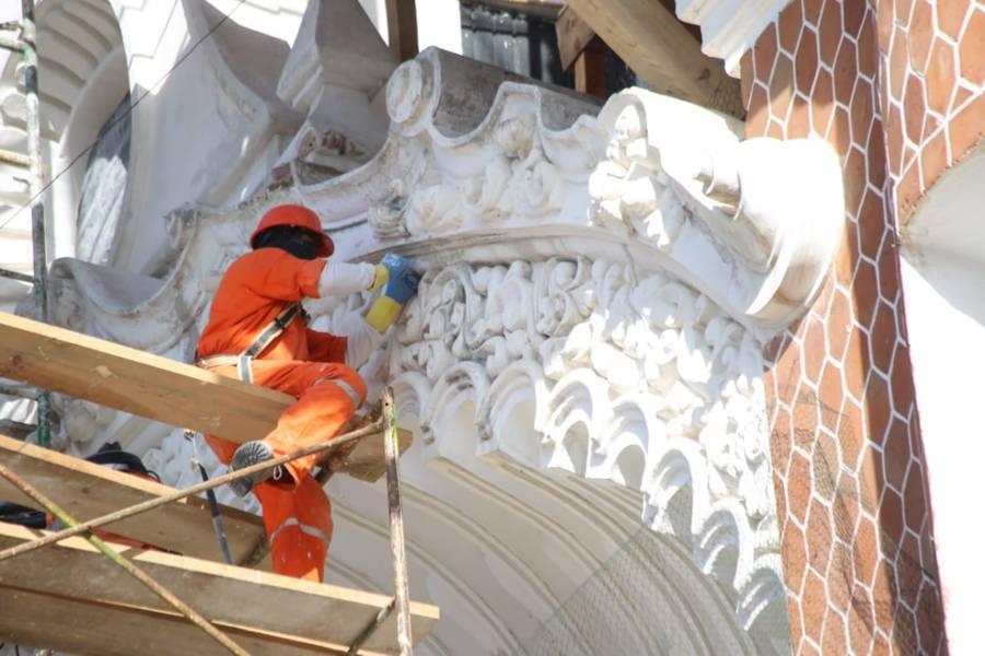 Trabajo de altura: Restauración de las torres de la basílica de Ocotlán