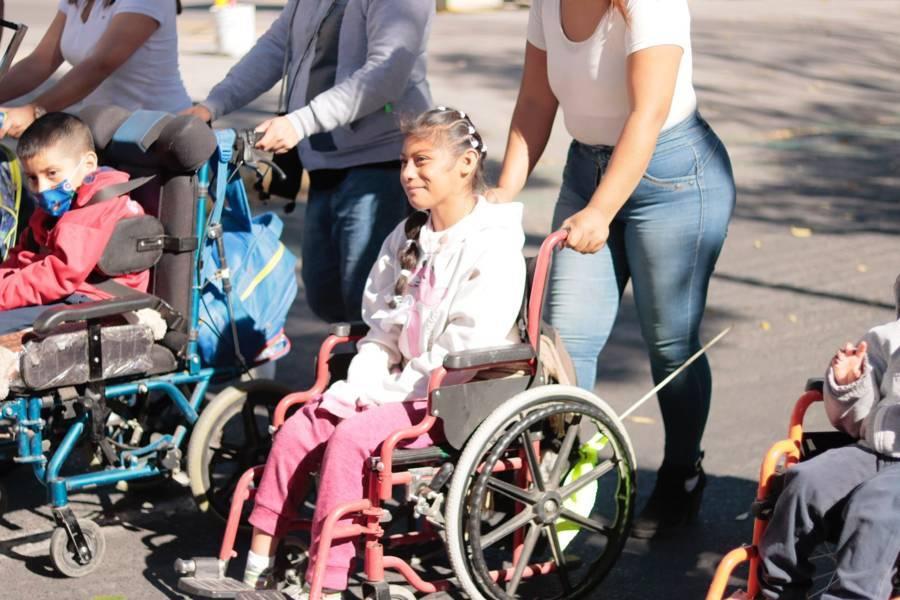 Marcha en conmemoración del día internacional de las personas con discapacidad 