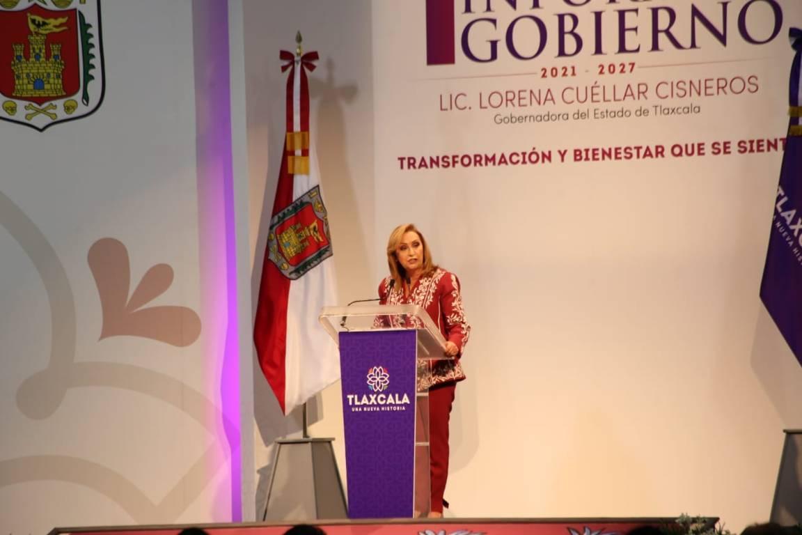 Rinde Lorena Cuéllar Cisneros su Primer Informe de Gobierno 