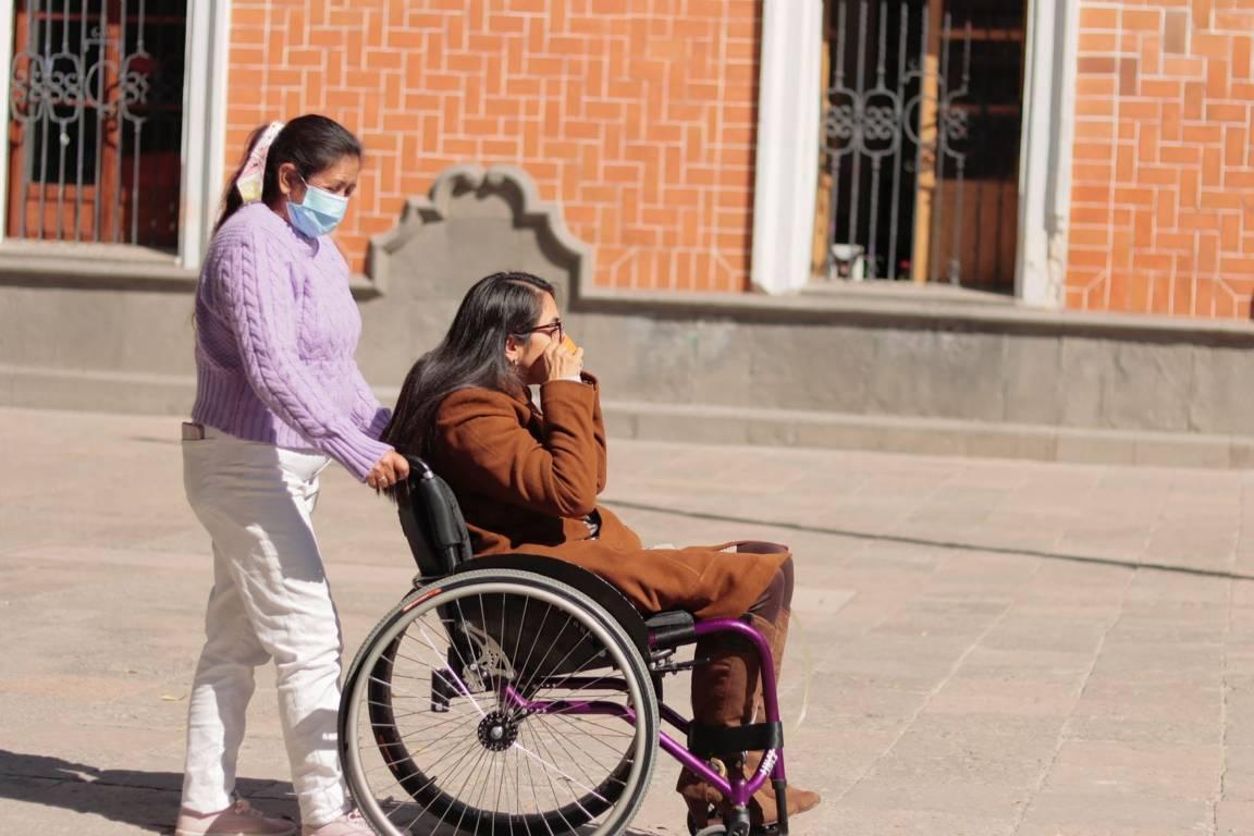 Aclara presidenta del Movimiento de Personas con Discapacidad en Tlaxcala, realización de la marcha del 3 de diciembre 