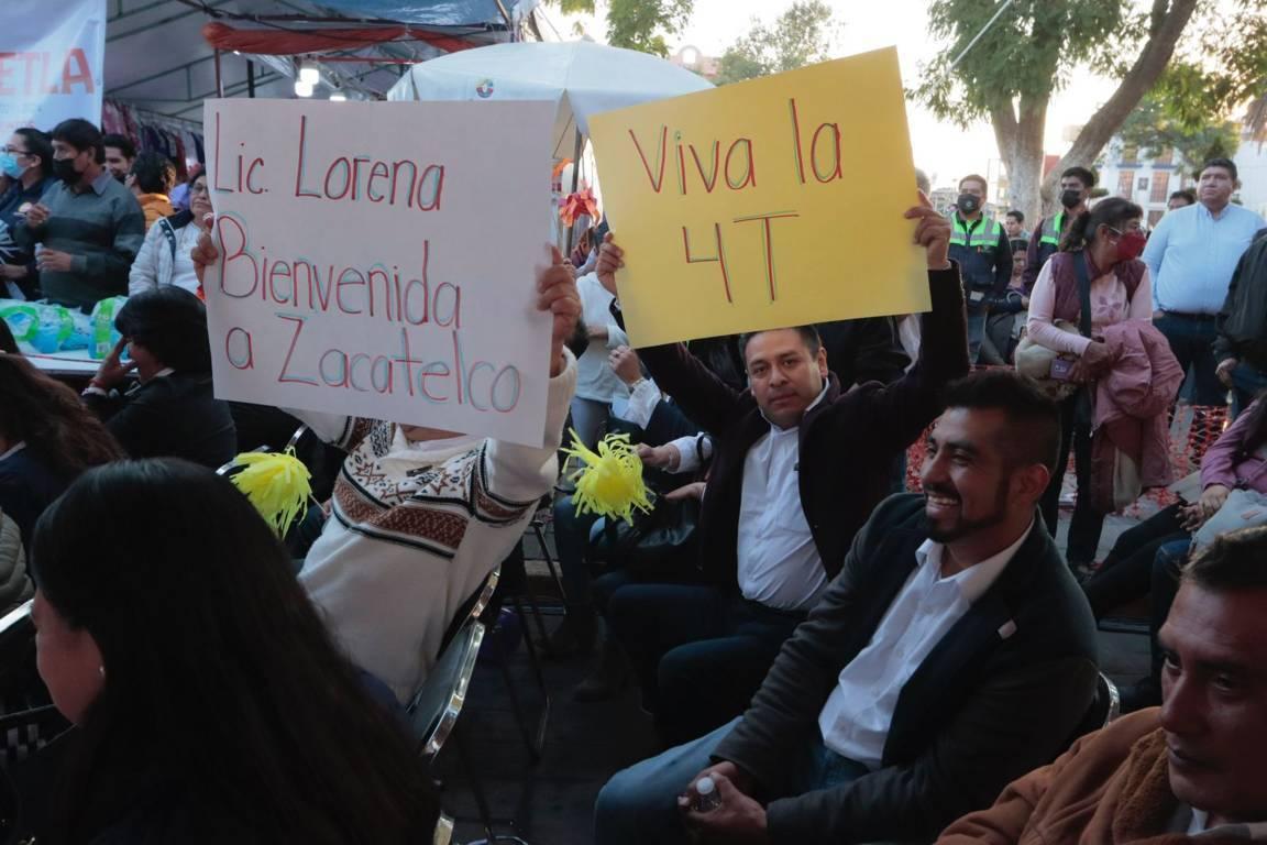 Primer informe de gobierno región Zacatelco, de la gobernadora Lorena Cuéllar Cisneros 