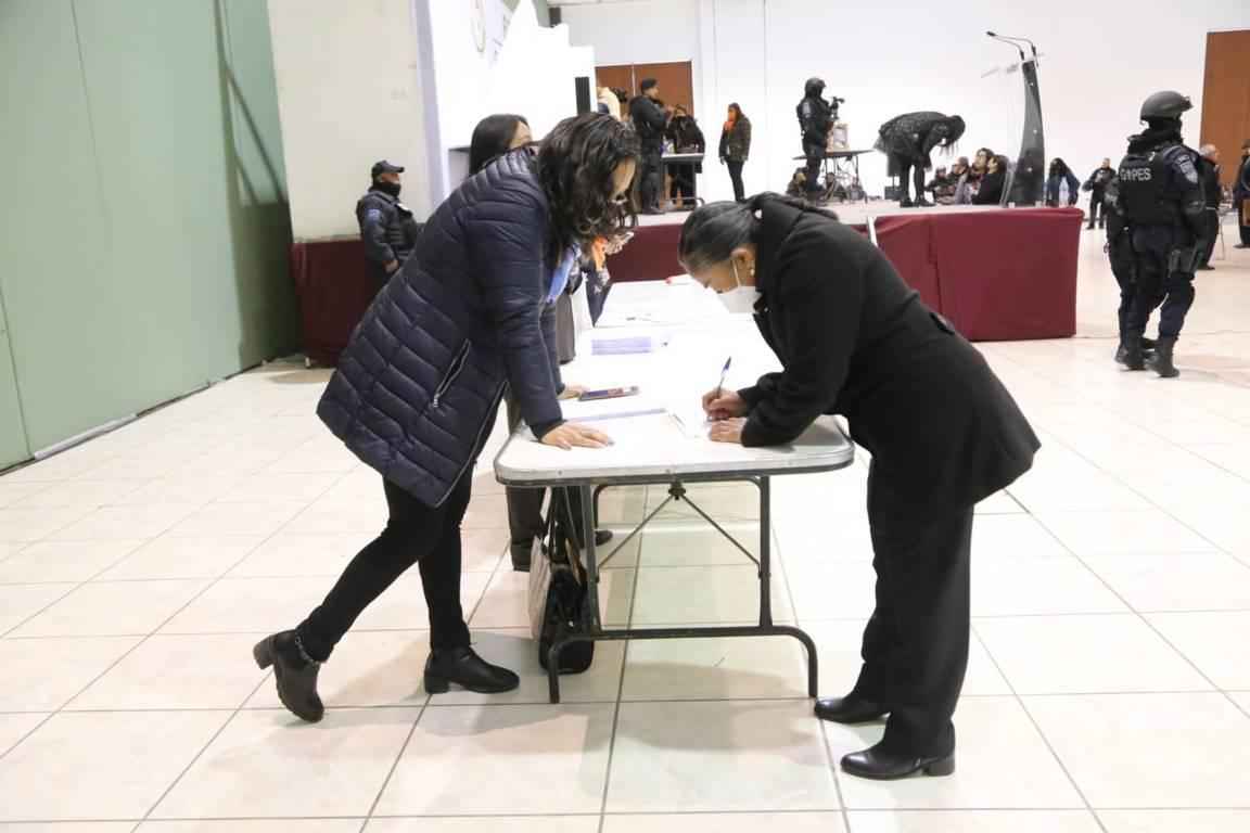 Bajo un fuerte dispositivo de seguridad, se desarrollaron elecciones del Sindicato 7 de Mayo en el centro de convenciones