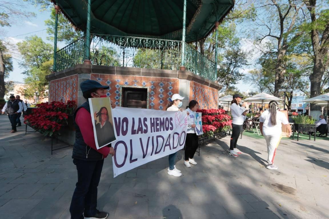 Llega la marcha de activistas a la capital tlaxcalteca 