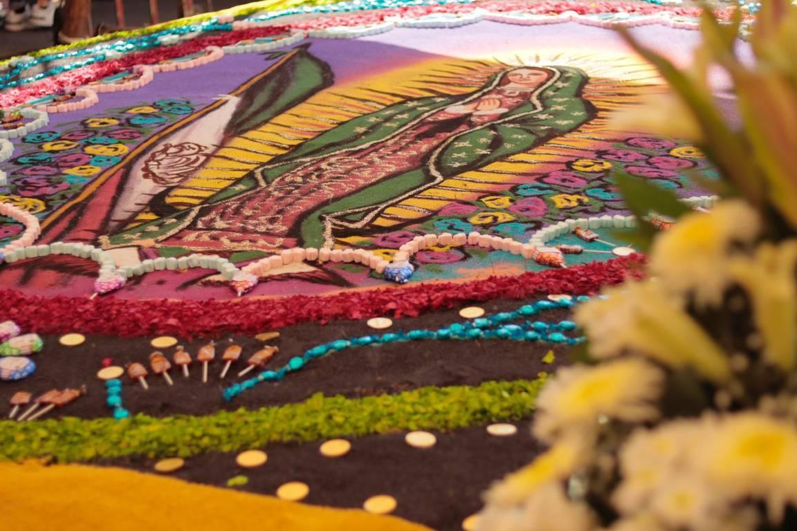 Comerciantes del Mercado municipal realizan misa en honor a la virgen de Guadalupe