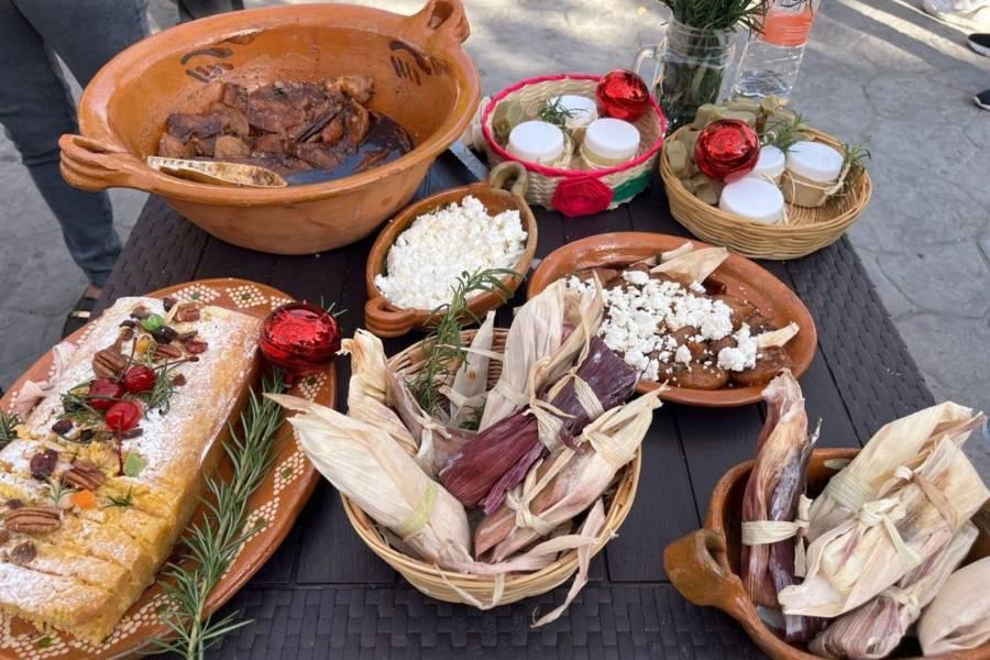 Con platillos típicos de la región se realiza la muestra gastronómica “Mis Raíces Huamantlecas”