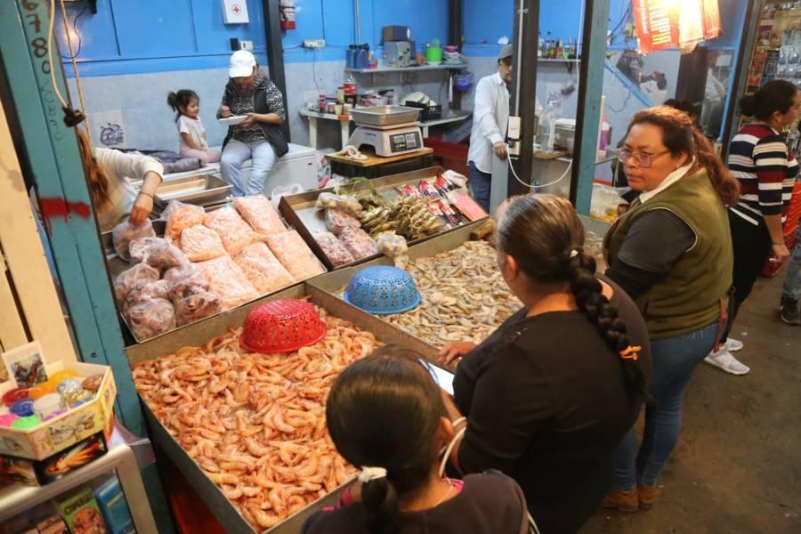 Aumenta la venta de pescados y mariscos para Navidad 
