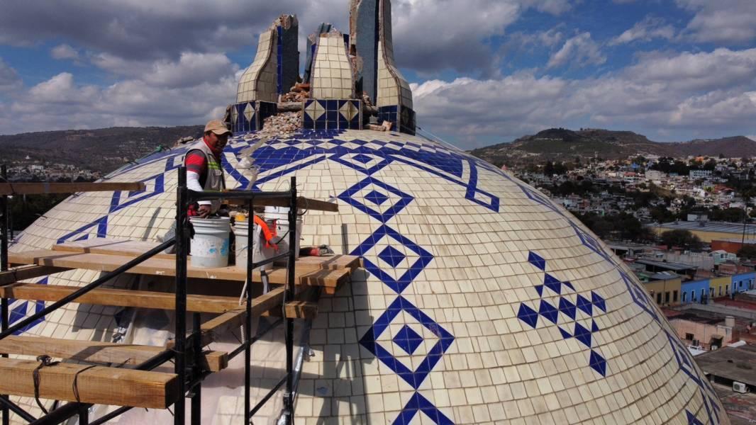 Inician los trabajos de restauración de la cúpula de San José