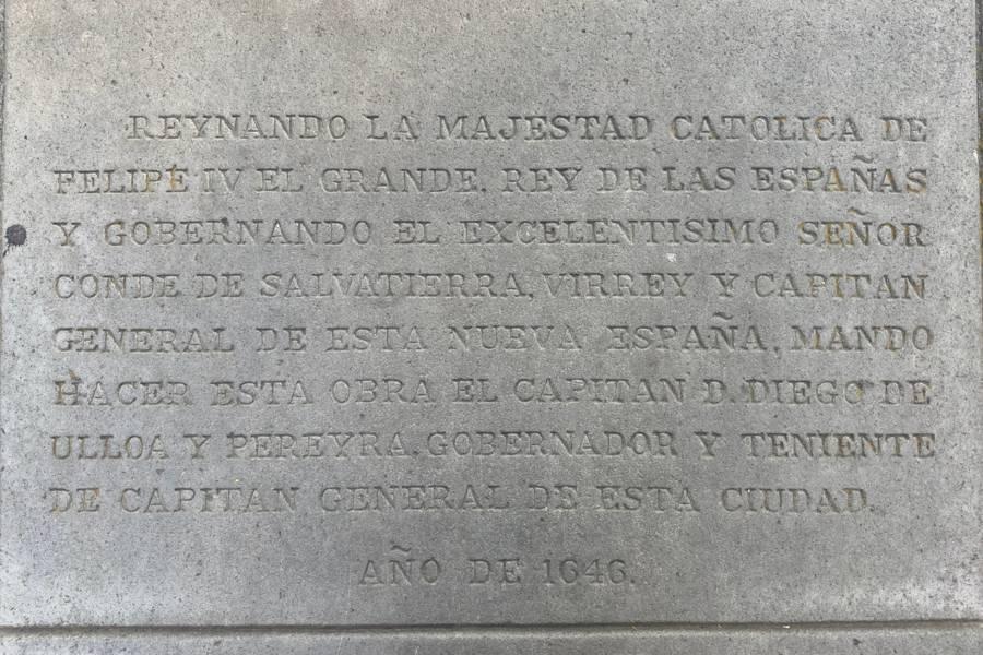 Fuente de la Santa Cruz, un regalo del Rey Felipe IV a la ciudad de Tlaxcala 