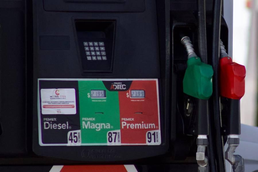 Litro de gasolina Magna se mantiene por debajo de los 22 pesos 
