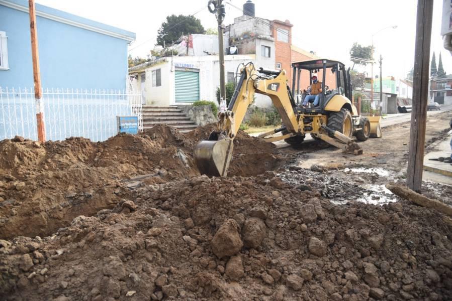 Rehabilita Ayuntamiento de Tlaxcala drenaje sanitario en San Gabriel Cuauhtla