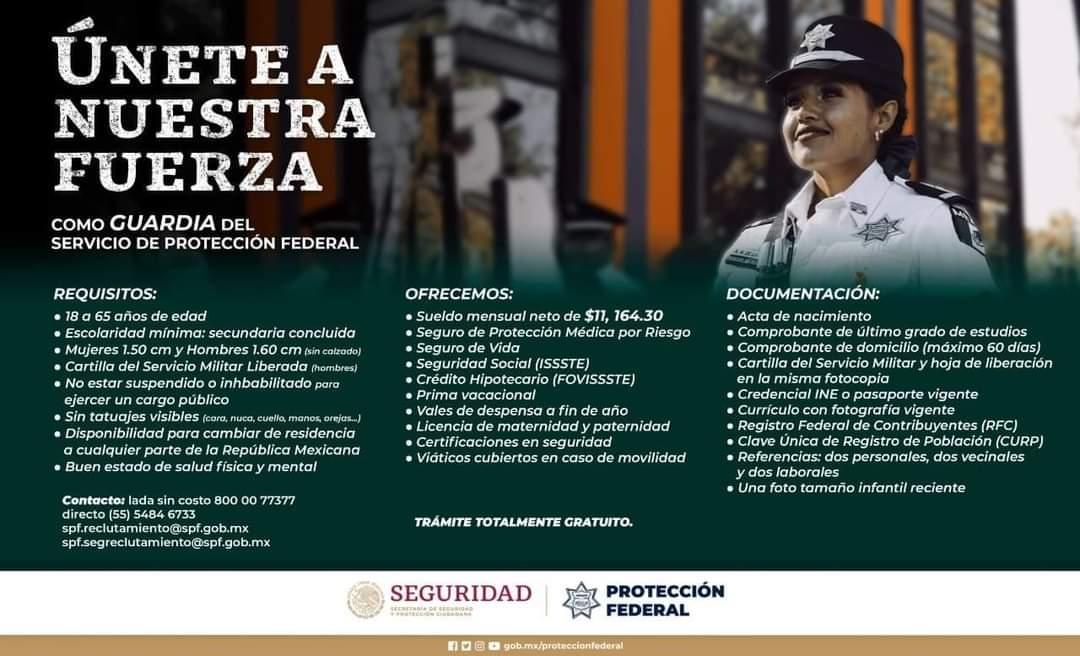 Carlos Luna convoca a reclutamiento para Guardias de Protección Federal 