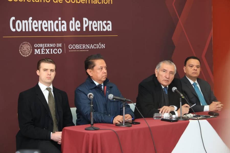Cuéllar Cisneros una gobernadora justa, respetuosa de los derechos sindicales, afirma Adán Augusto López