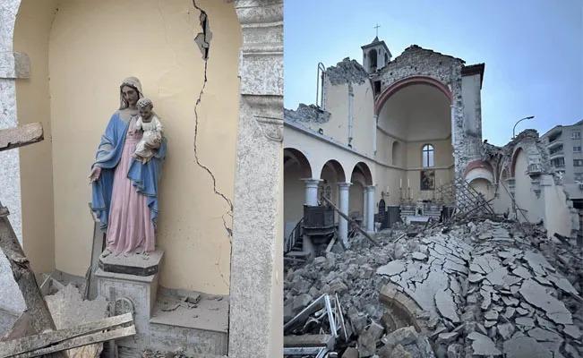 Queda intacta la figura de la Virgen María tras fuerte sismo en Turquía