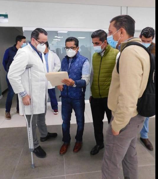 Constatan avances en trabajos del Hospital General de Tlaxcala “Lic. Anselmo Cervantes Hernández”