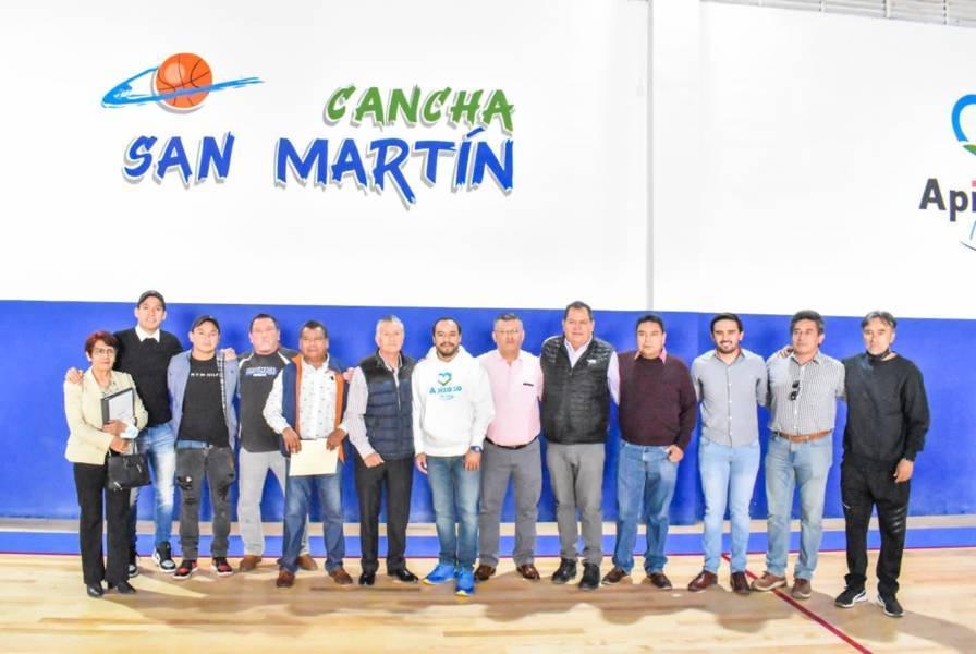 Reinauguraron el Multideportivo San Martín en Apizaco