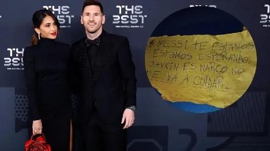 Narcos amenazan negocio familiar de la esposa de Messi; Le dejan un mensaje