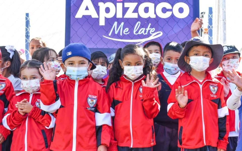 ¡La comunidad Morelos de Apizaco tiene multideportivo nuevo!, anuncia edil 