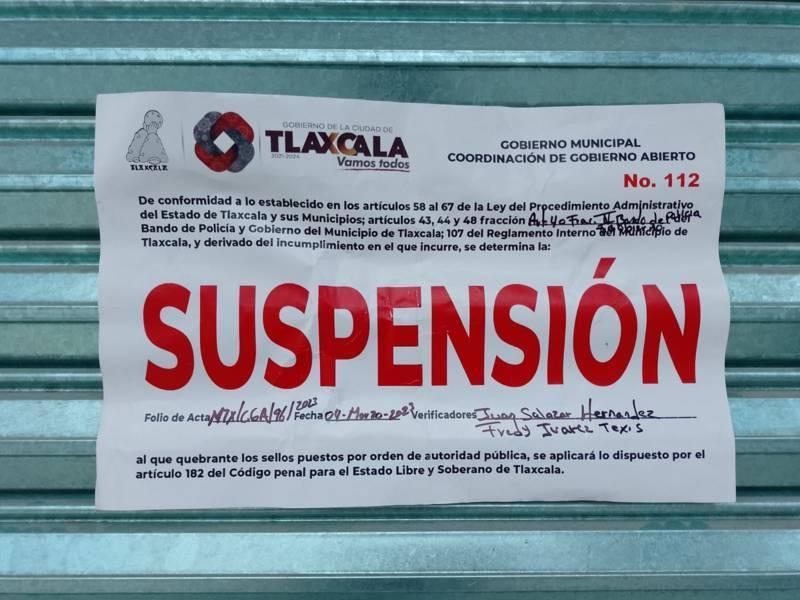 Aplauden vecinos de San Lucas Cuauhtelulpan suspensión de negocio que expendía alcohol sin licencia