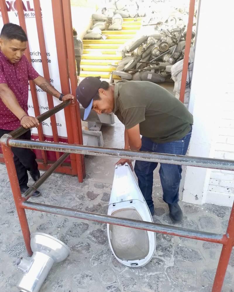 Avanza el Ayuntamiento de Tlaxcala en la rehabilitación de la unidad deportiva Blas “Charro” Carvajal